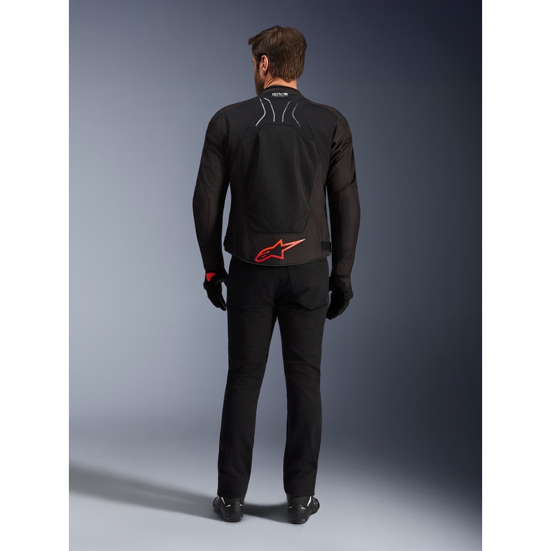 Alpinestars SMX Air Motorradjacke schwarz-rot-weiß