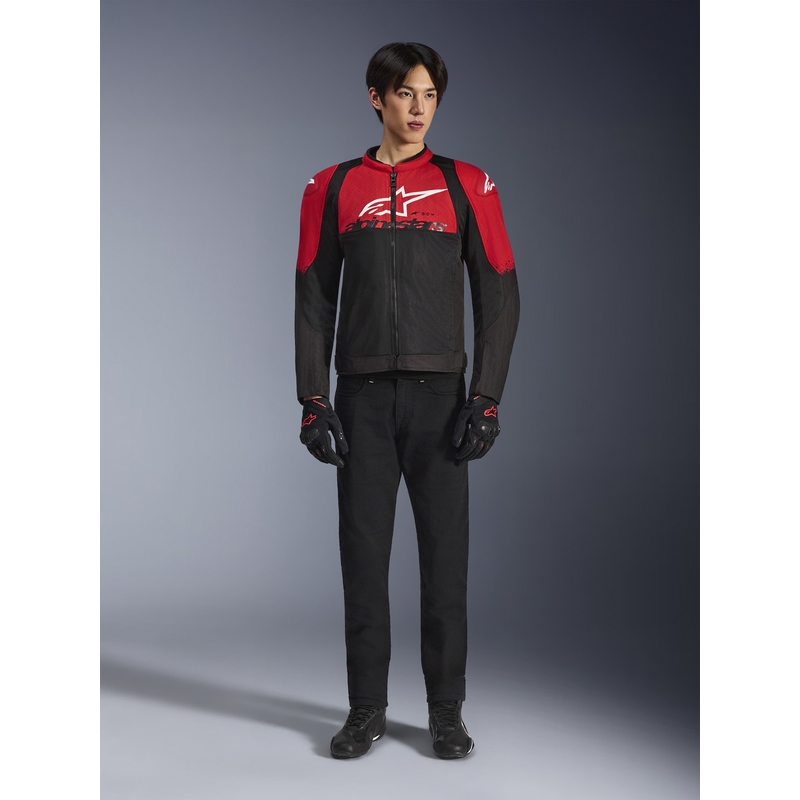 Alpinestars SMX Air Motorradjacke rot-schwarz