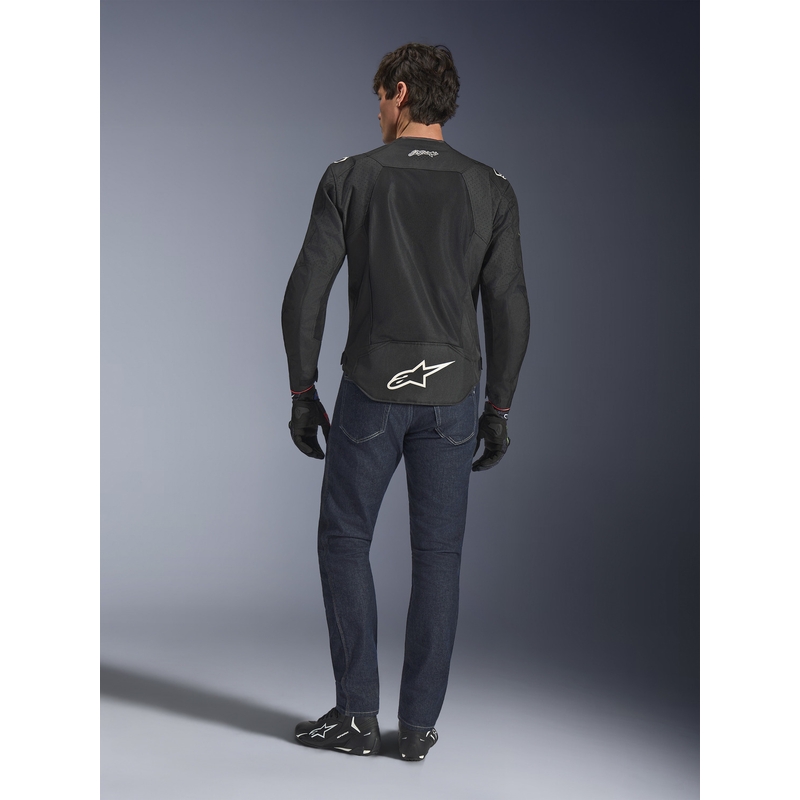 Alpinestars T-SPS Air V2 Monster FQ20 Motorradjacke, schwarz-weiße Kollektion