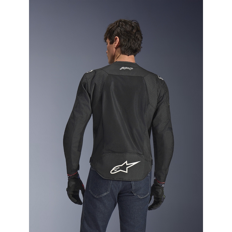 Alpinestars T-SPS Air V2 Monster FQ20 Motorradjacke, schwarz-weiße Kollektion