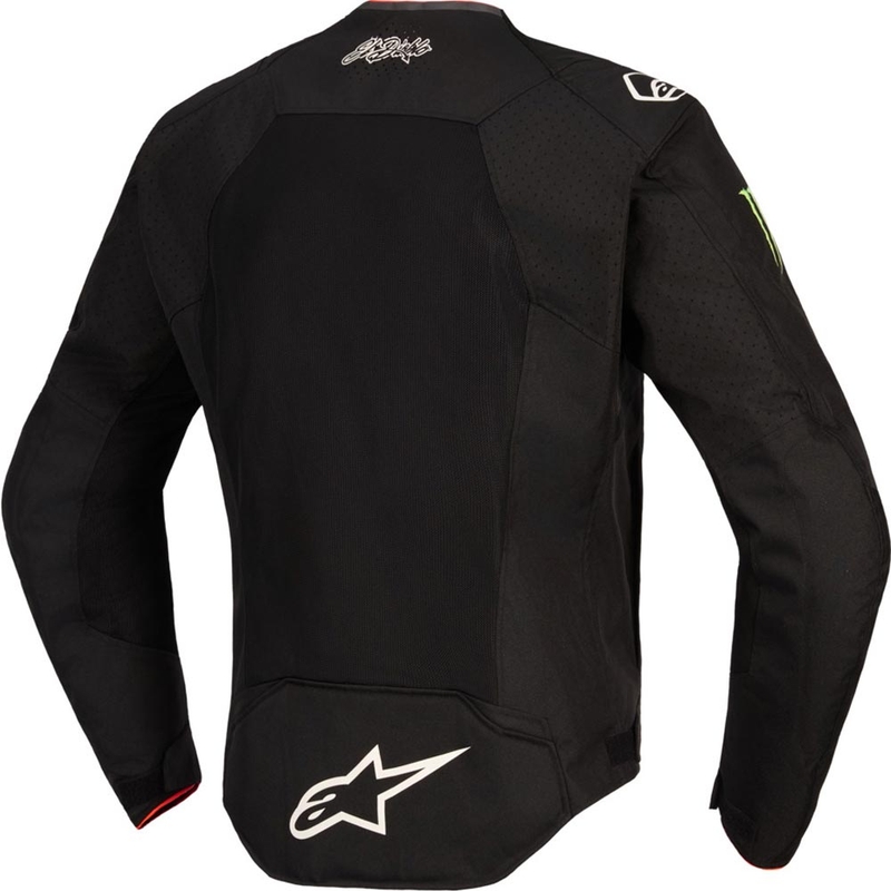 Alpinestars T-SPS Air V2 Monster FQ20 Motorradjacke, schwarz-weiße Kollektion