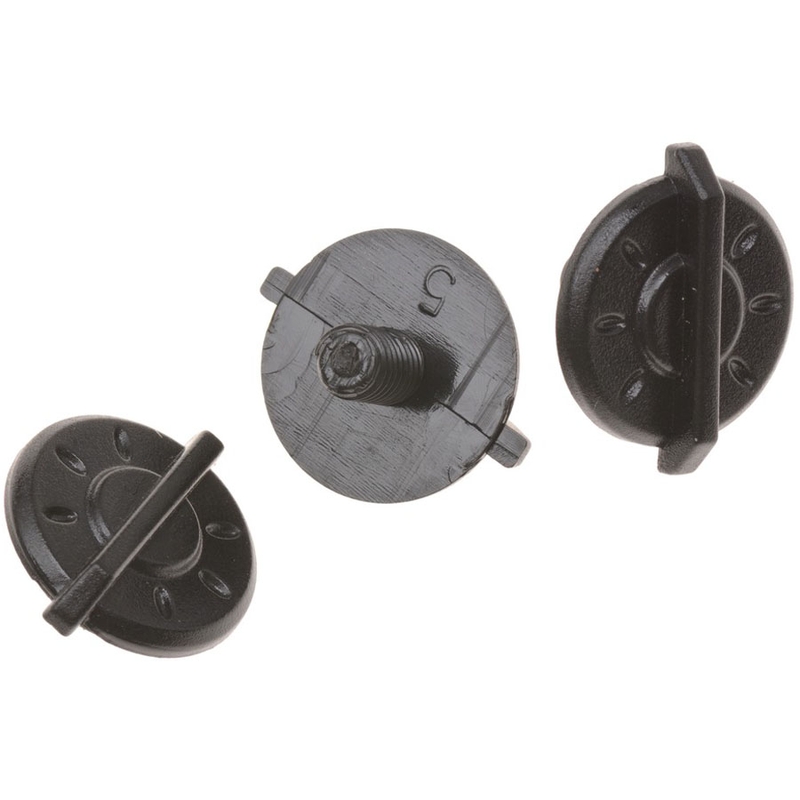 Visierschraubensatz für Cassida Cross Cup 2 Helme, schwarz