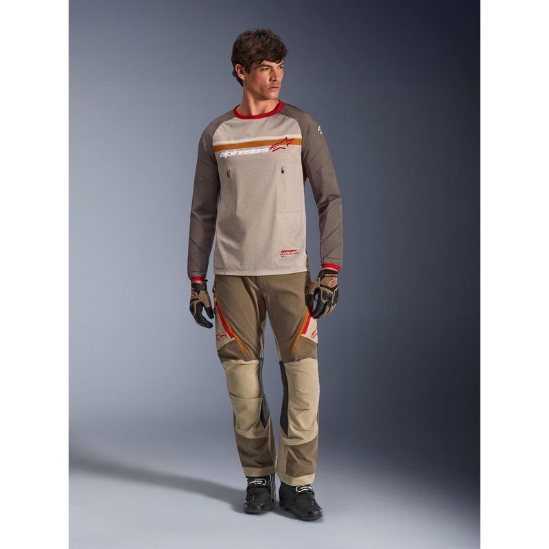 Alpinestars Maxdura Dual Motocross-Trikot braun-orange
