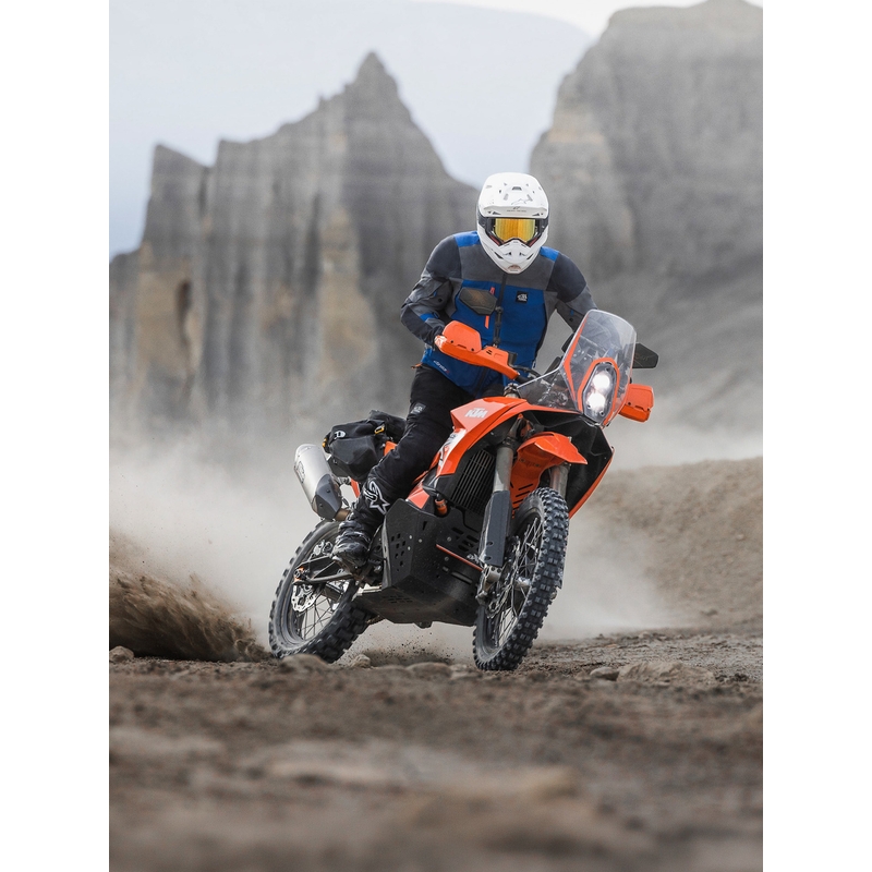 Alpinestars Maxdura Dual Motocross-Trikot hellgrau-dunkelgrau-orange