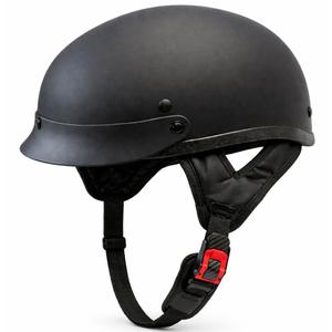 Offener Helm MotoZem schwarz