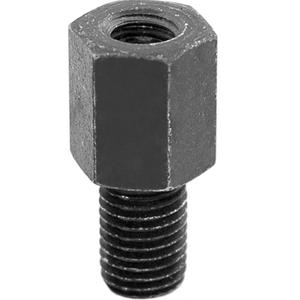 Gewindereduzierung für Rückspiegel – Innengewinde M10 rechts/Außengewinde M8 rechts, schwarz