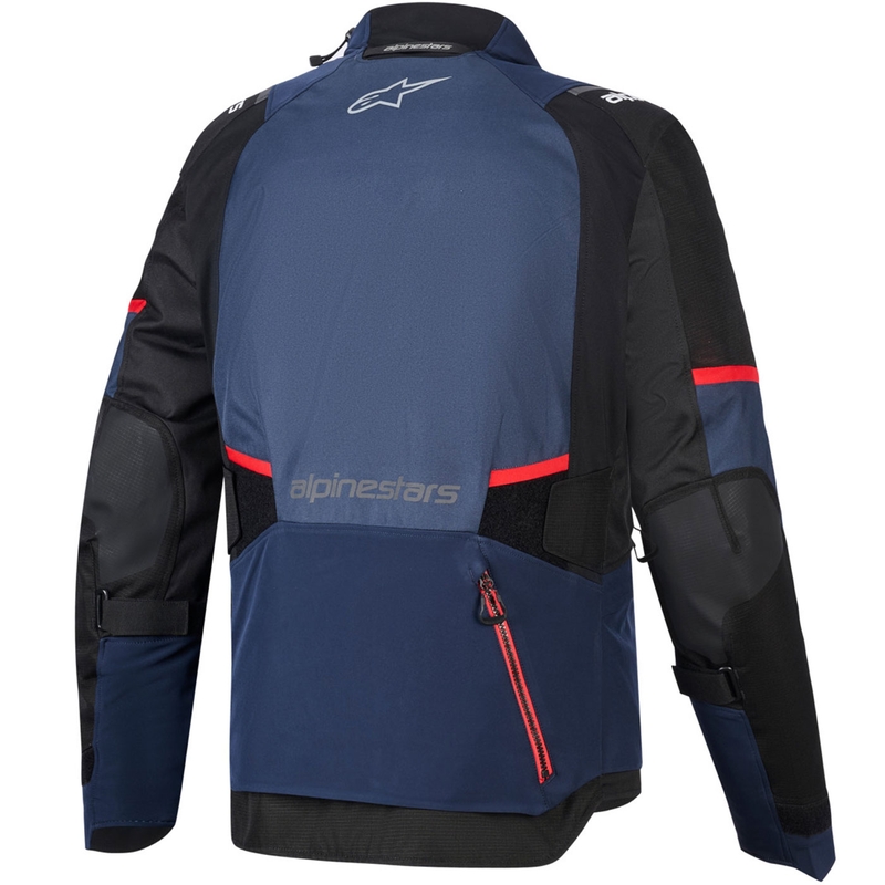 Alpinestars Andes V4 Drystar Motorradjacke Dunkelblau-Blau-Schwarz