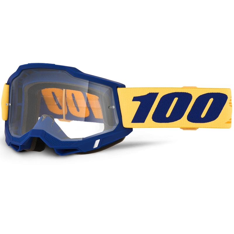 100% ACCURI 2 Desoto Motocross-Brille mit klarem Plexiglas