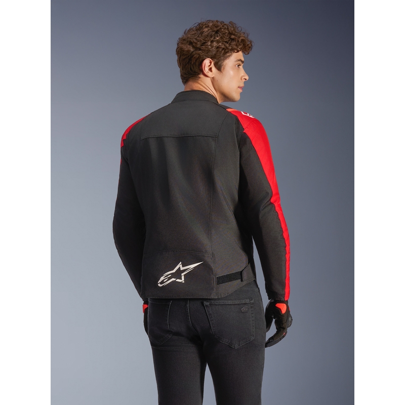 Alpinestars T-SPS 2 Wasserdichte Motorradjacke rot-schwarz-weiß