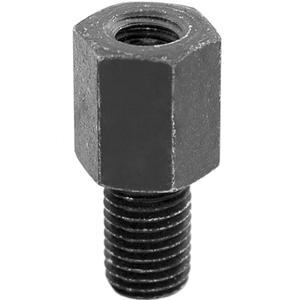 Gewindereduzierung für Rückspiegel (Innengewinde M8 rechts/Außengewinde M10 rechts) schwarz