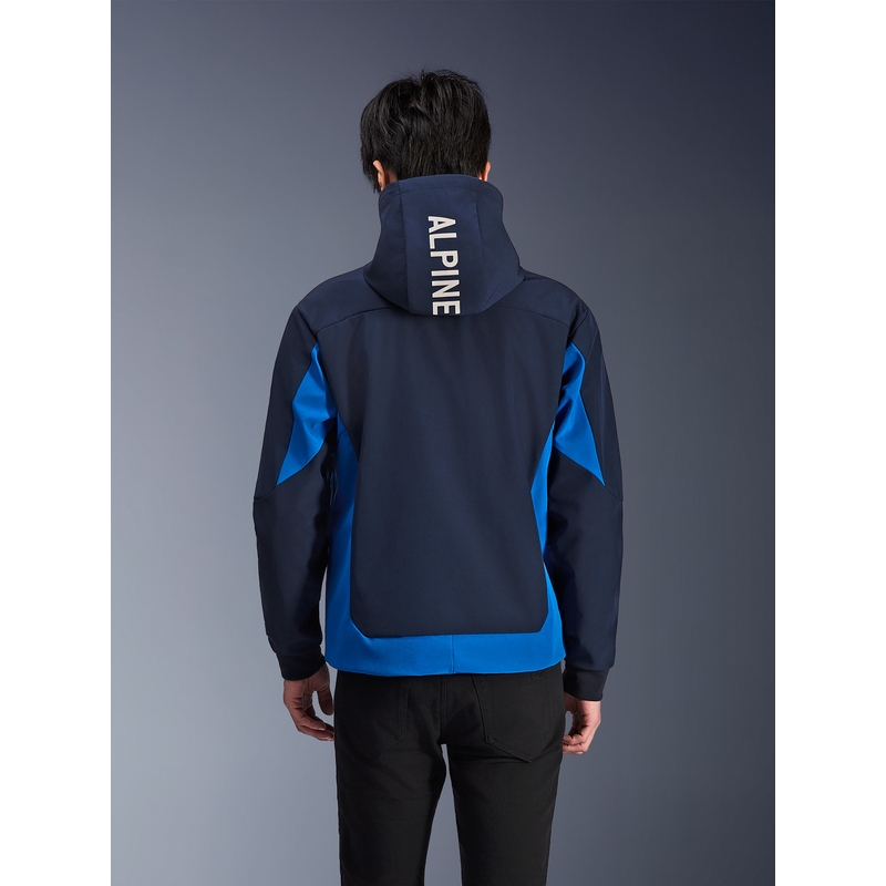 Alpinestars Radium Tech Hoodie Motorrad-Sweatshirt, dunkelblau-blau