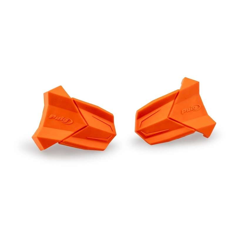 Spare rubber end protector PUIG R19 orange