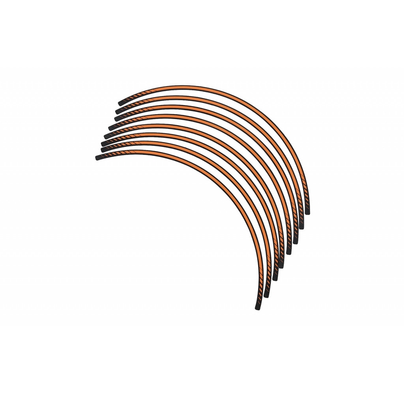 Rim strip PUIG PREMIUM orange fluor set of 8 rim strips für BMW R 1250 RT 2019-2021