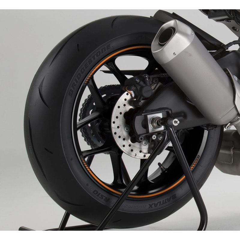 Rim strip PUIG PREMIUM orange fluor set of 8 rim strips für BMW R 1250 RT 2019-2021