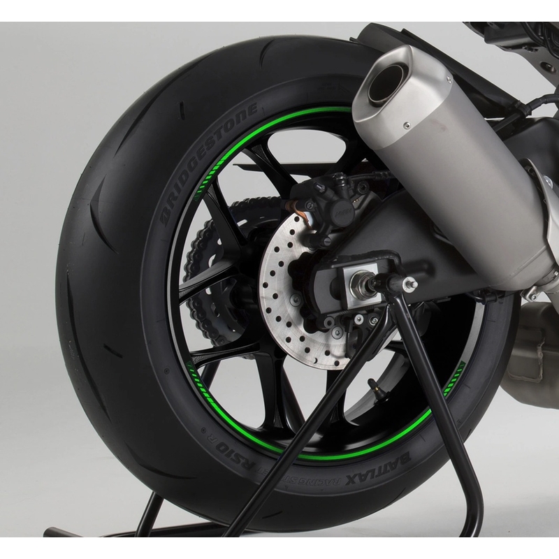 Rim strip PUIG PREMIUM green fluor set of 8 rim strips