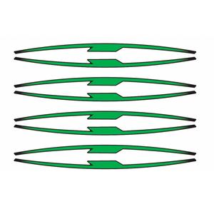 Rim strip PUIG grün set of 8 rim strips