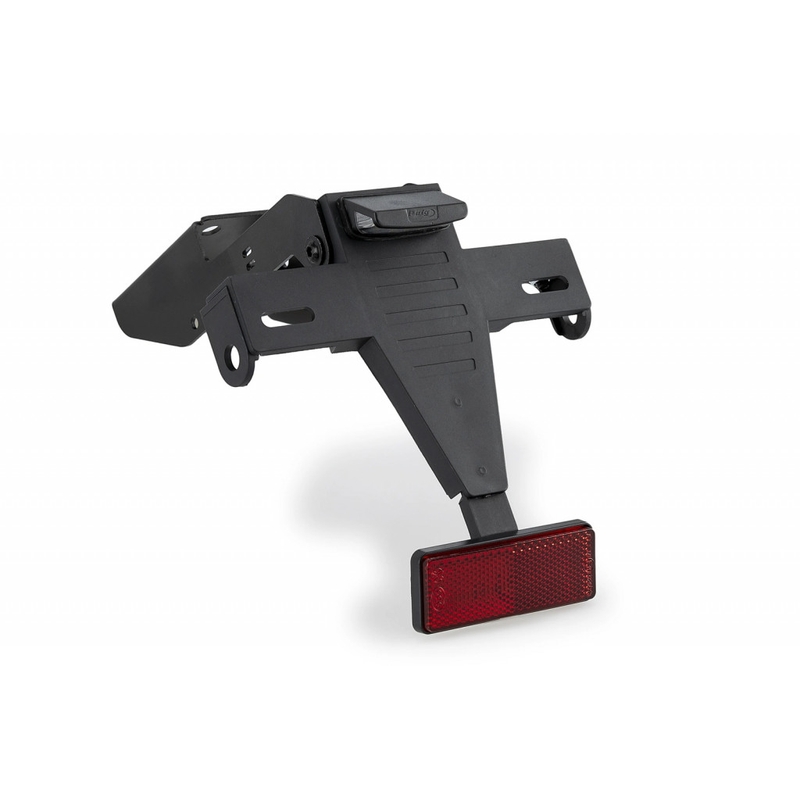 Adjustable license support PUIG schwarz für KAWASAKI Z 900 2025-2026, KAWASAKI Z 900 SE 2025