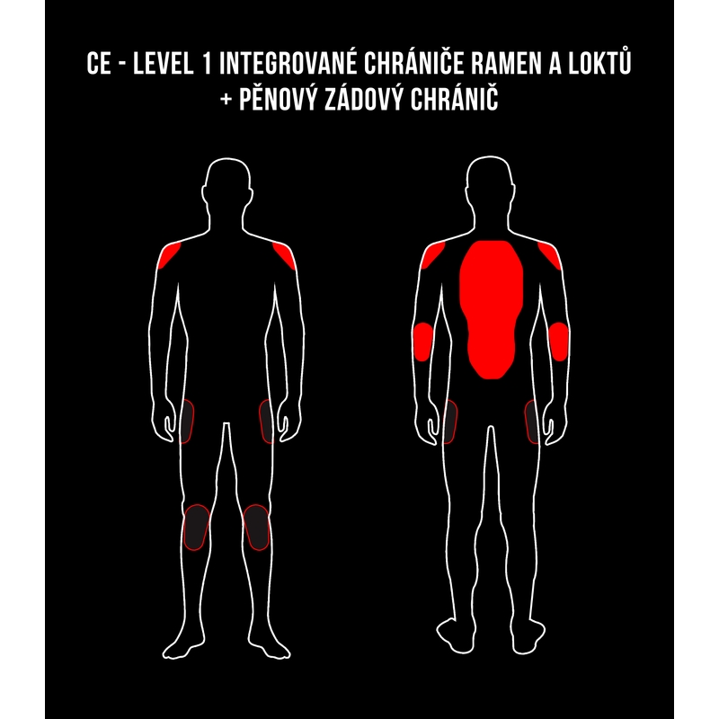 RSA Razor schwarz-weiße Motorradjacke Ausverkauf