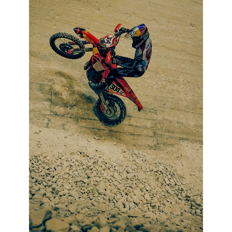 Alpinestars Supertech S-M7 Limited Edition Beast Coast Motocross-Helm, grau-schwarz-orange