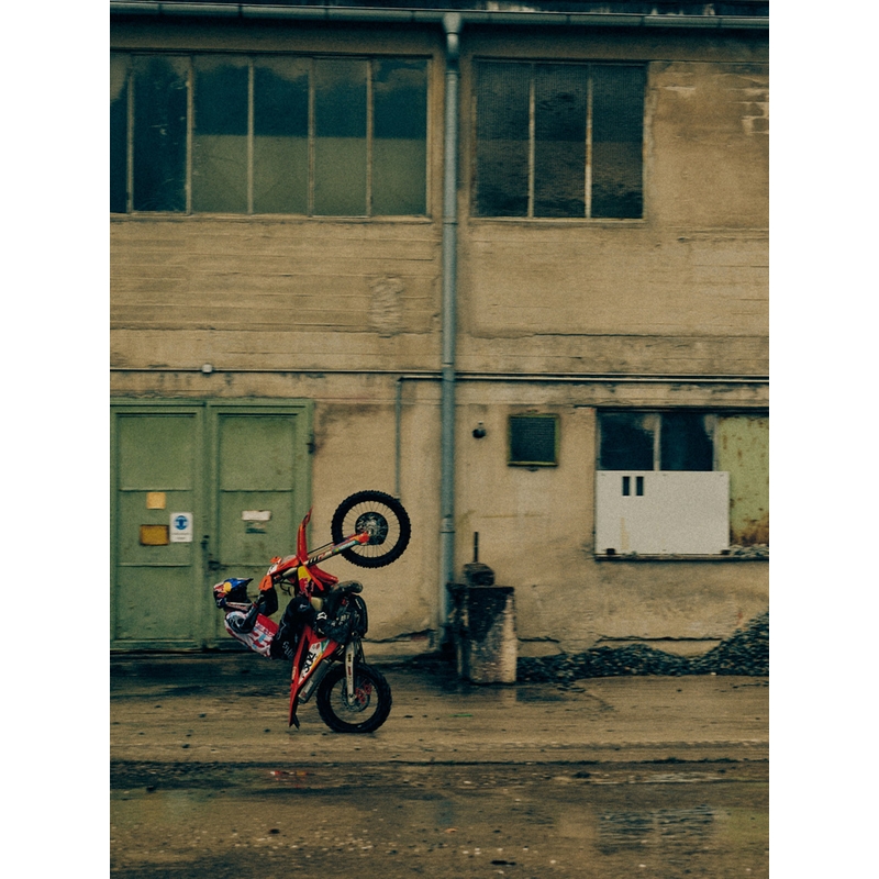 Alpinestars Supertech S-M7 Limited Edition Beast Coast Motocross-Helm, grau-schwarz-orange