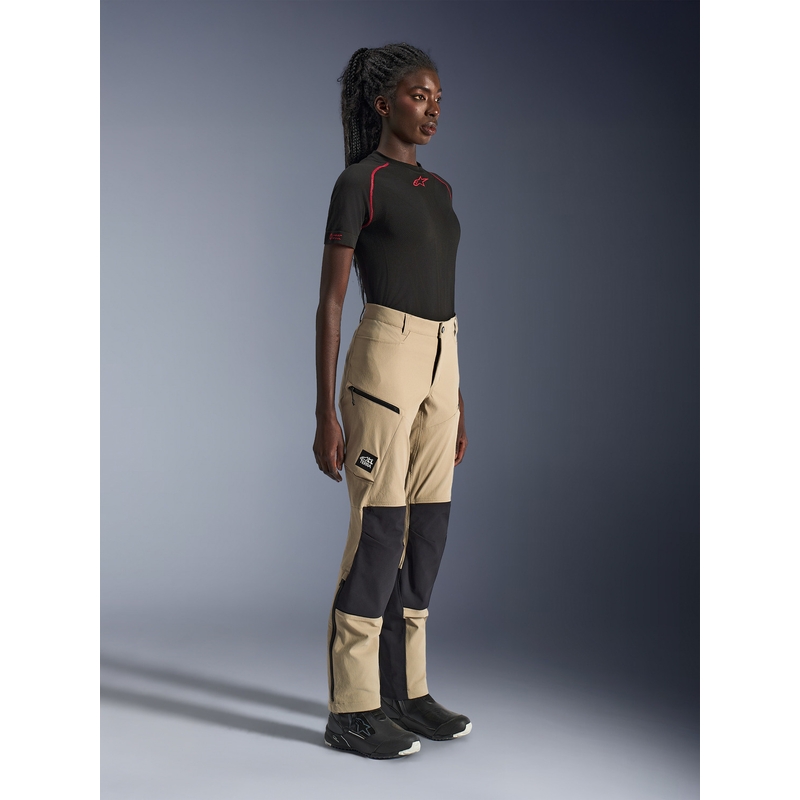 Alpinestars Stella Explore AST Damen-Motorradhose, hellbraun-schwarz