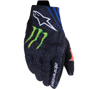 Alpinestars Reef V2 FQ20 Motorradhandschuhkollektion schwarz-fluoreszierend rot-blau-grün