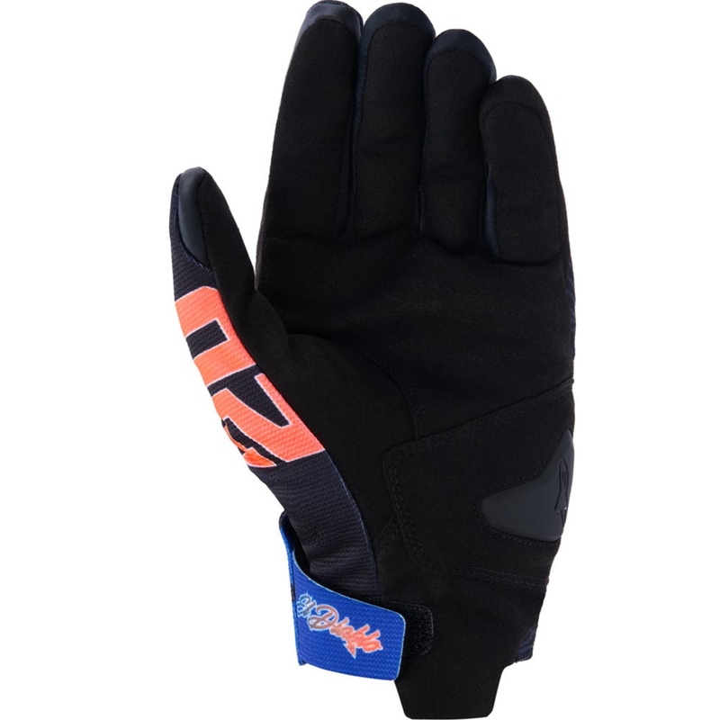 Alpinestars Reef V2 FQ20 Motorradhandschuhkollektion schwarz-fluoreszierend rot-blau-grün