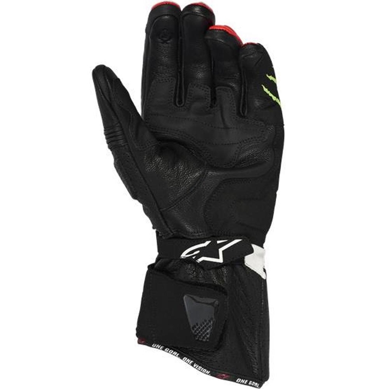 Alpinestars SP-3 FQ20 Motorradhandschuhkollektion Schwarz-Fluororot-Weiß