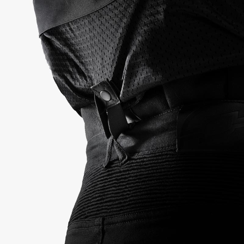 Ozone Colt Leder-Motorradjacke schwarz