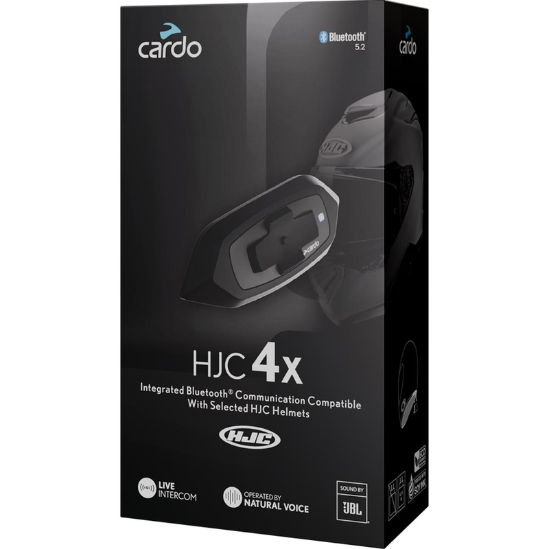 Cardo HJC 4X Motorrad-Intercom schwarz