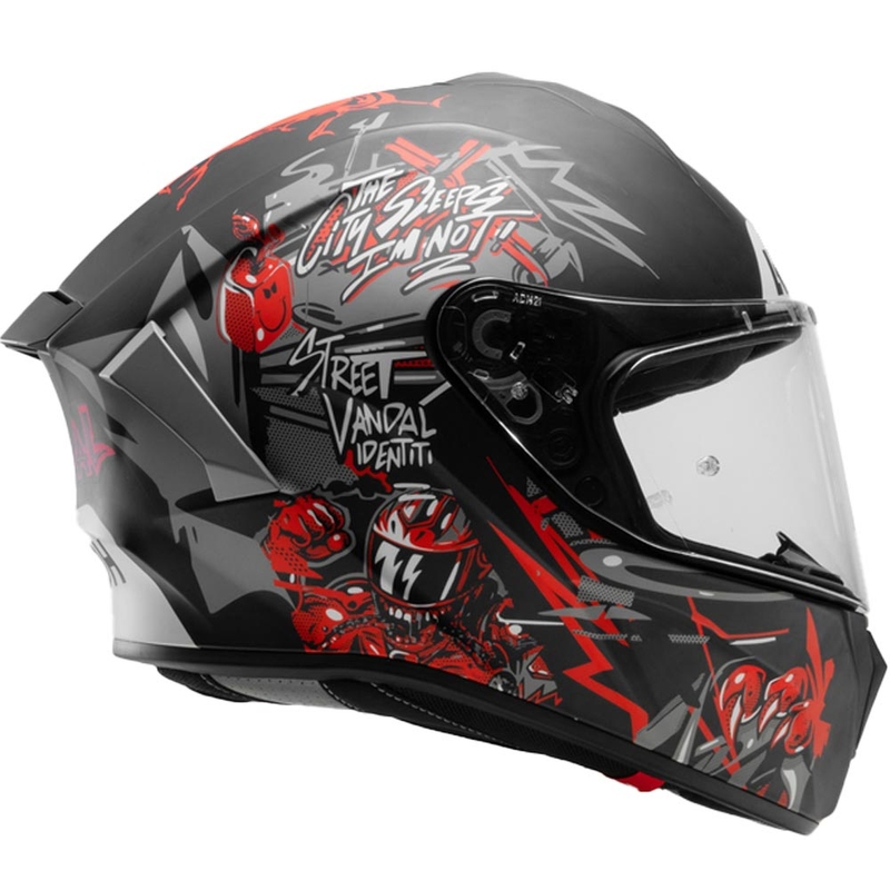 Airoh Spark 2 Cruze Integralhelm für Motorräder, matt schwarz-grau
