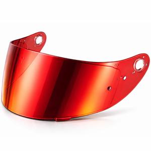 Visier für Cassida Orbit Motorradhelme mit Pinlock-Vorbereitung, REVO Spiegelrot
