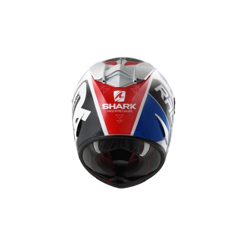 Integralhelm SHARK RACE R-PRO Sauer weiß-blau-rot