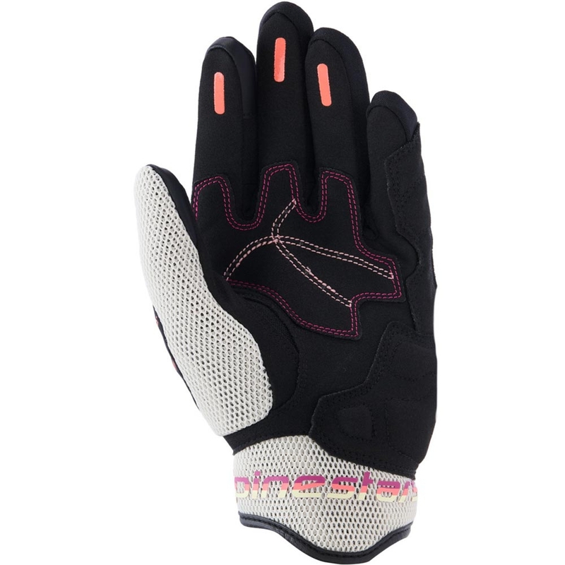 Alpinestars Stella Mogress Airflow Damen-Motorradhandschuhe beige-schwarz-rosa