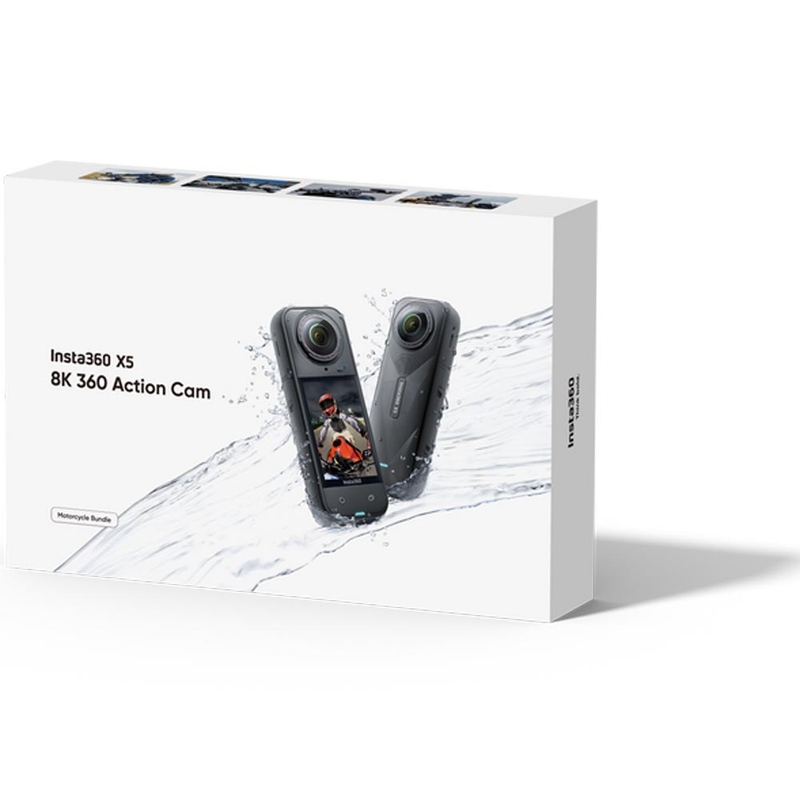Insta360 X5 Motorrad-Bundle Action-Kamera Schwarz