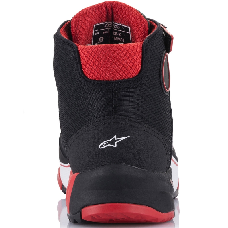 Alpinestars CR-X Drystar MM93 Motorradstiefel Kollektion Schwarz-Rot-Weiß