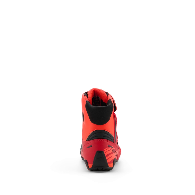Alpinestars Faster-4 MM93 Motorradstiefel, Fluo-Kollektion, Rot-Rot-Schwarz