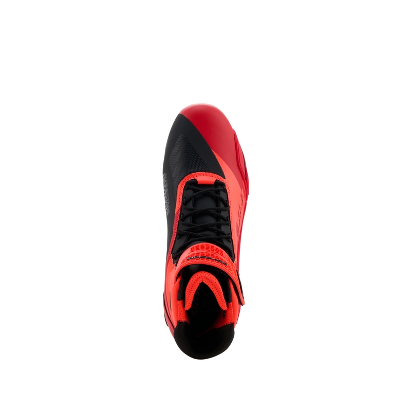 Alpinestars Faster-4 MM93 Motorradstiefel, Fluo-Kollektion, Rot-Rot-Schwarz