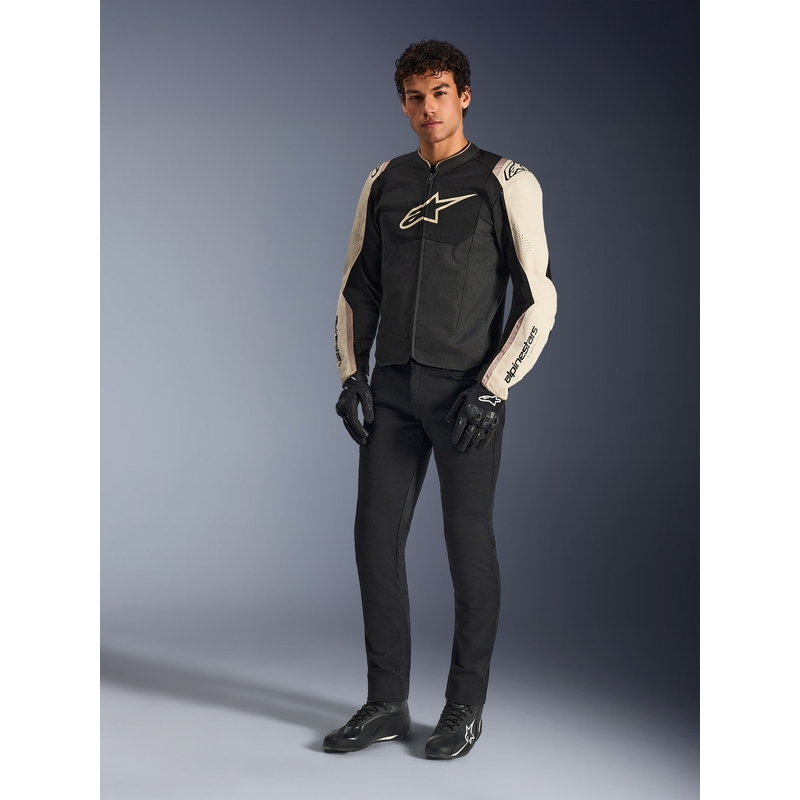 Alpinestars T-SPS Air V2 Motorradjacke schwarz-sand