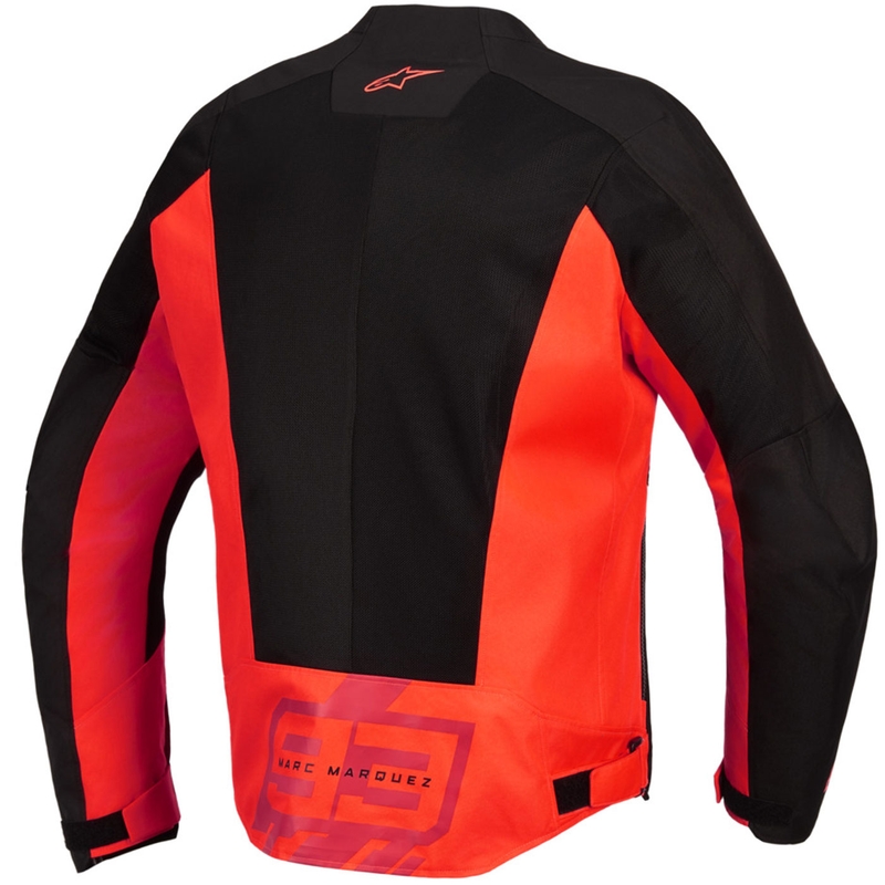 Alpinestars C-1 AIR MM93 Motorradjacke, Fluo-Kollektion, Rot-Rot-Schwarz
