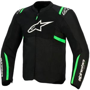 Alpinestars T-SPS Air V2 Motorradjacke schwarz-fluoreszierend grün