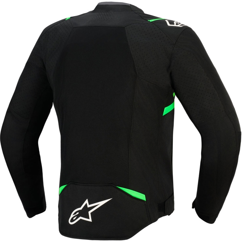 Alpinestars T-SPS Air V2 Motorradjacke schwarz-fluoreszierend grün