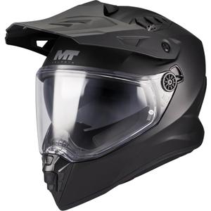 Enduro-Motorradhelm MT Track SV Pure A1 matt schwarz - II. Qualität