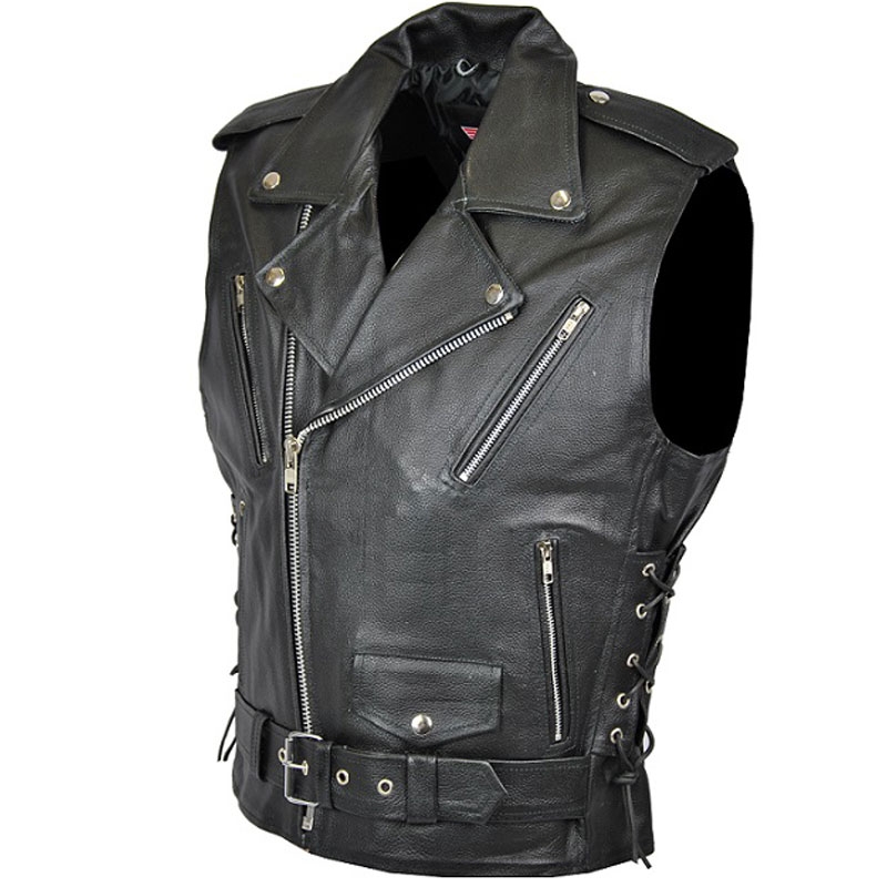 RSA Chopper Leder-Motorradweste