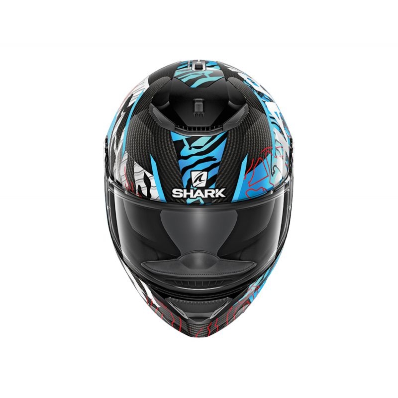Integralhelm SHARK SPARTAN CARBON Daksha schwarz-weiß-blau