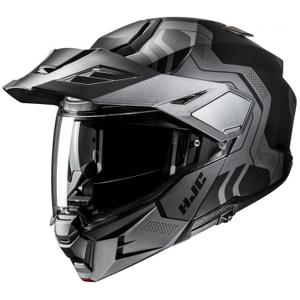 Klappbarer Motorradhelm HJC i80 Velly MC5SF schwarz-grau - II. Qualität
