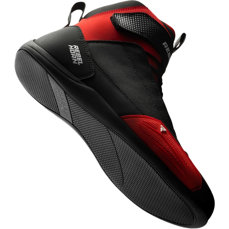 Rebelhorn Swift Motorradstiefel schwarz-rot - 2. Wahl - II. Qualität