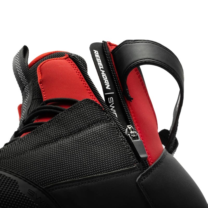 Rebelhorn Swift Motorradstiefel schwarz-rot - 2. Wahl - II. Qualität