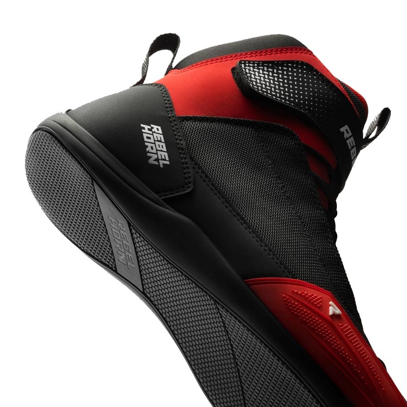 Rebelhorn Swift Motorradstiefel schwarz-rot - 2. Wahl - II. Qualität