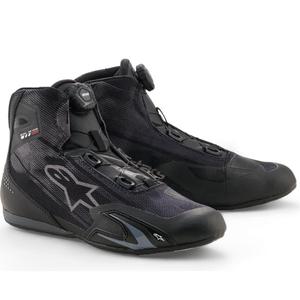 Alpinestars Celer Motorradstiefel mit Belüftung, Schwarz-Dunkelgrau